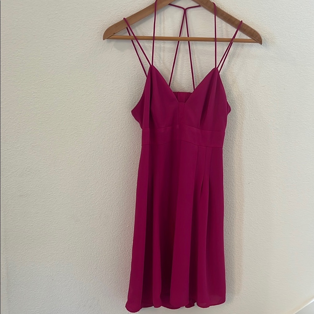 Express Pink Sleeveless Slip Mini Dress